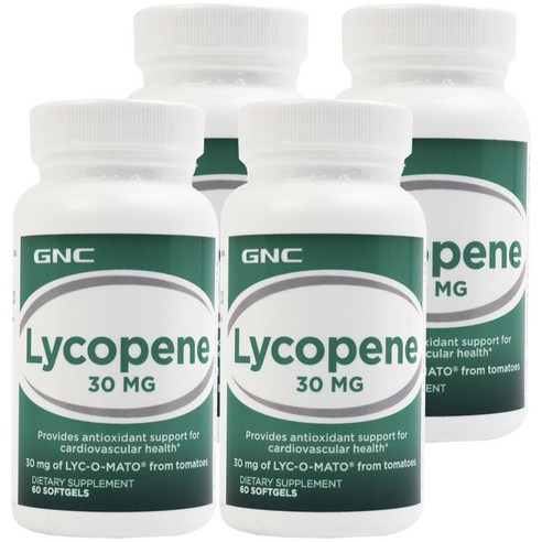 GNC 리코펜 30mg 소프트젤, 60개입, 4개