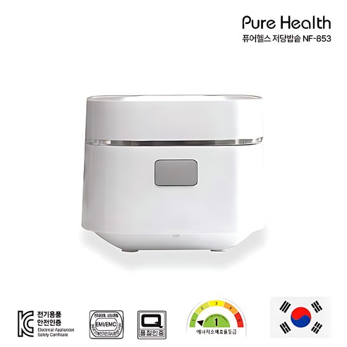 건강과 맛을 모두 잡은 NFK 퓨어헬스 올스테인리스 저당밥솥 NK-853