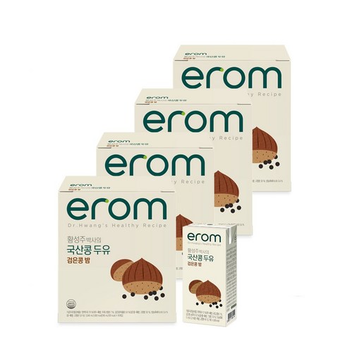 이롬 황성주박사의 국산콩두유 검은콩밤 190ml*64, 64개, 190ml
