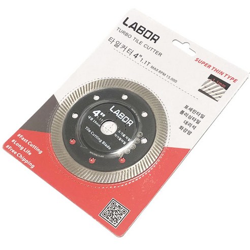 [제이스공구] 터보날 타일커터, 1개, 4인치4"x1.1x15mm