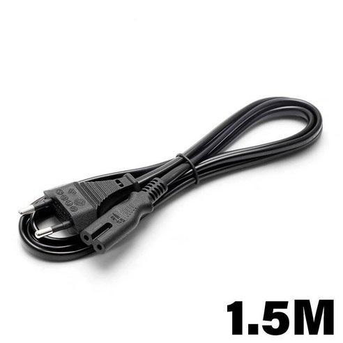 플러그 100V-240V AC 충전 코드 삼성 호환 PC 모니터 배터리 충전기용 범용 전원 케이블 소니 LG TV 라디오(863173)