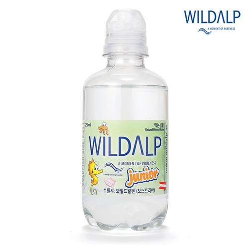 와일드알프 주니어워터 랜덤발송, 250ml, 12개