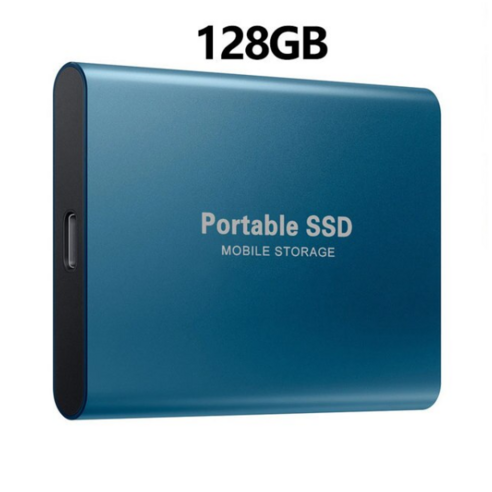 ssd 외장하드 2023 휴대용 SSD 타입-C USB 3.1 4TB 8TB 16TB 30TB 2TB 외장 M.2 노트북 데스크탑 플래시, 13 black 128TB 외장SSD