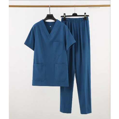 올유니폼 남자 2가지 컬러 스판 스크럽복 실습복 수술복 SC복 유니폼 학생실습복 간호실습복 간호사복