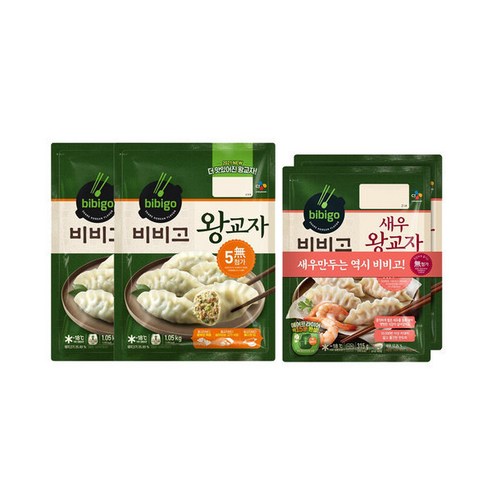 비비고 왕교자1.05kg x 2 + 새우왕교자 315g x 2, 2개, 1.05kg