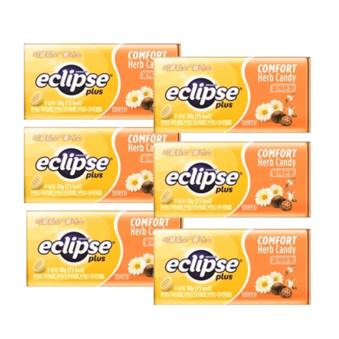 이클립스 플러스 허브캔디 꿀레몬향 30g x8개, 8개