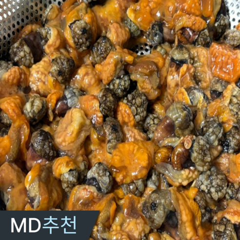 삼시세끼연구소 달큰함터지는 횟감용 통영 손질 미더덕회 국산 생물 미더덕, 1박스, 400g(원물 1kg)