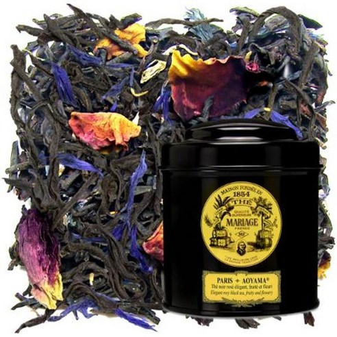 마리아쥬프레르 잎차 100g 파리 아오야마 PARIS-AOYAMA Elegant rosy black tea - Jardin Premier fruity, 1개, 1개