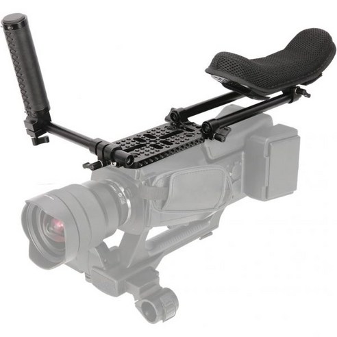 NICEYRIG 15mm 숄더 마운트 이지 무비 메이킹 키트 유니버설 숄더패드 리그 DSLR 비디오 카메라 FS7/FS5/FX6/FX9/PXW-Z280-Z280V-Z190-Z1, 1개