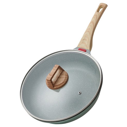 Decdeal 아보카도 온도 조절 프라이팬, 20cm 유형 2