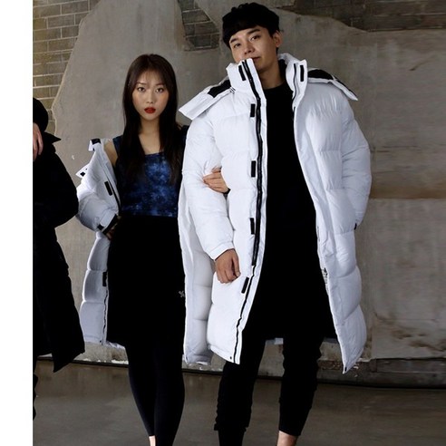 겨울 추위를 날려버릴 따뜻하고 세련된 패밀리 사이즈 에어볼 롱 패딩점퍼