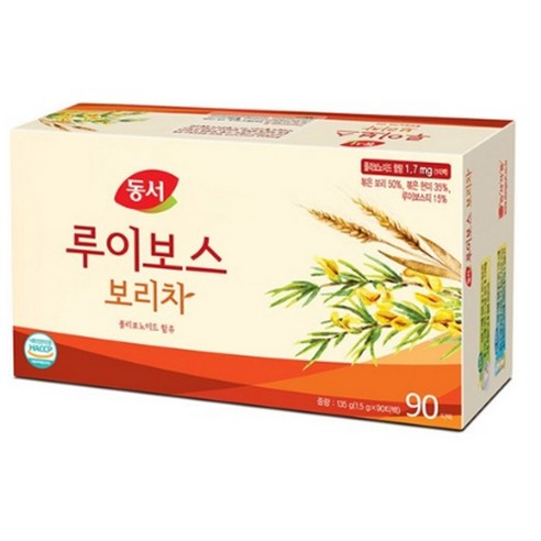 동서 루이보스 보리차, 1.5g, 90개입, 2개