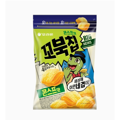 꼬북칩 콘스프맛 지퍼백, 296g, 6개