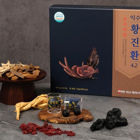 익수 프리미엄 황진환 침향 83mg 침향환 침향단, 126g, 4개