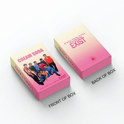 EXO 엑소 포카 포토 카드 굿즈 CREAM SODA 앨범 컬렉션 55장, 크림 소다