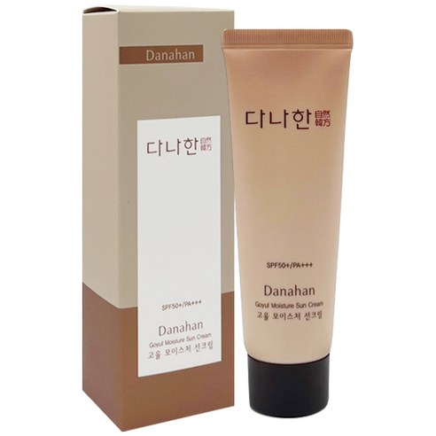 다나한 고율 모이스처 선크림 SPF50+ PA++++, 42ml, 1개