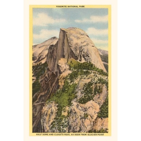 (영문도서) The Vintage Journal Half Dome and Cloud''s Rest Yosemite California Paperback, Found Image Press, English, 9781648115196