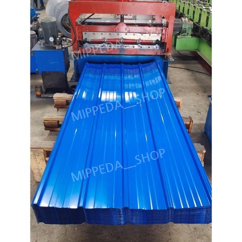 양철지붕 골함석 캐노피 방수 판넬 골판지붕 양철판, 두께0.2mm길이0.5m(폭90cm)