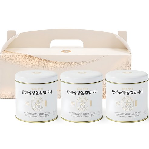 만전김 만전곱창돌김입니다 22g x 3p, 1세트
