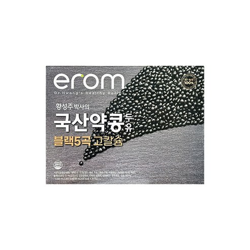 이롬 황성주 박사의 국산 약콩 두유 190ml, 24팩 황성주무가당두유 이롬 황성주 박사의 국산 약콩 두유 190ml, 24팩 황성주무가당두유