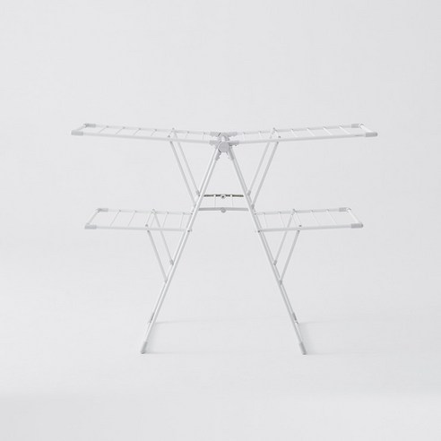 한샘 디럭스 양날개 빨래건조대, 화이트