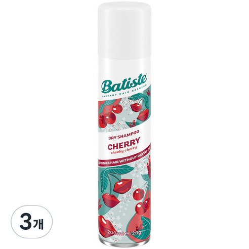 바티스트 드라이샴푸 체리, 200ml, 3개