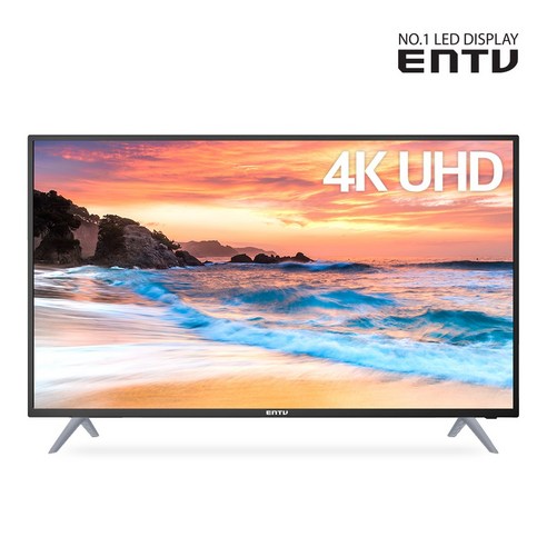 이엔티비 65인치 4K UHD TV LG IPS DIEN65U-KT, 65인치TV(무결점) + 기사방문 벽걸이(고정형) 설치
