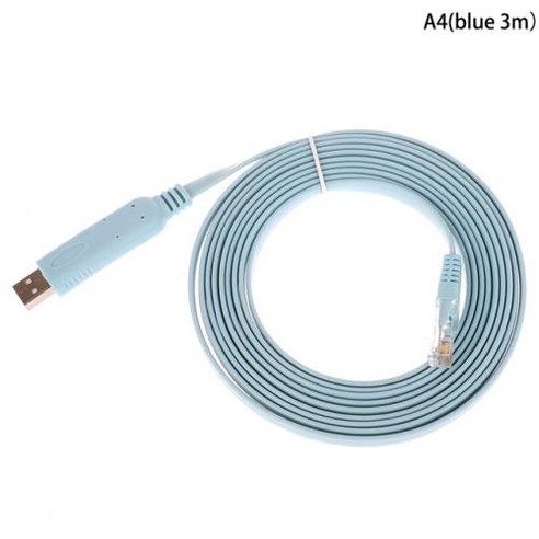 115183M USB To RJ45 For Cisco USB 콘솔 케이블 디버그 라인 Cisco H3C HP Arba 9306 화웨이 라우터 롤오버 콘솔, 6) A3