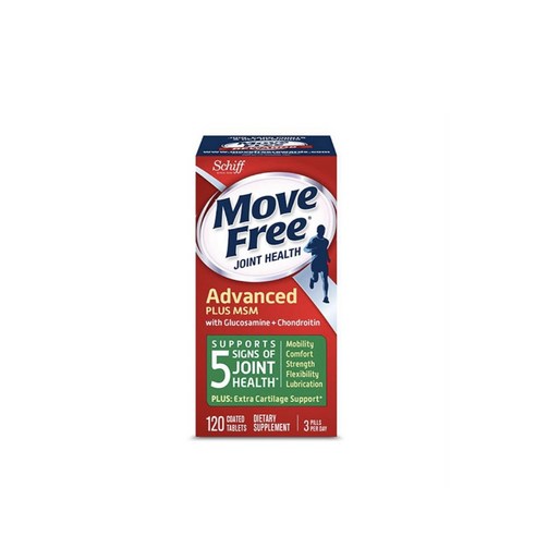 [Move Free] 무브 프리 Advanced Plus 글루코사민 관절 MSM 120정, 1개