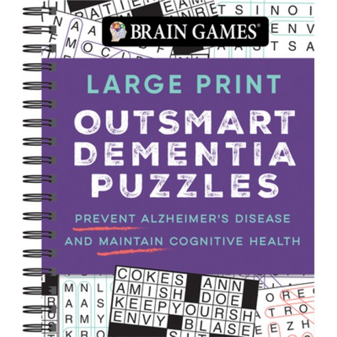 Brain Games - Large Print Outsmart Dementia Puzzles: Prevent Alzheimer''s Disease and Maintain Cognit... Spiral, Publications International,..., English, 9781645587583