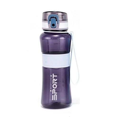 FREELIFE 원터치 빨대컵 야외 피트니스 물병 대용량 스포츠 휴대용 XP-451, 보라색, 650ml