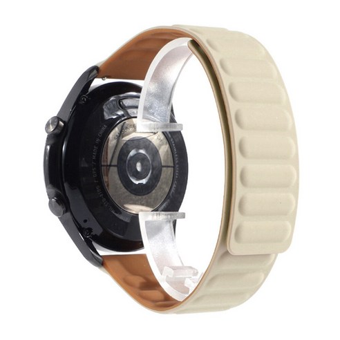 Garmin Vivomove 3 HR Luxe style Fenix Chronos 가민 스트랩 고무 자기 흡착 손목 밴드 20mm 22mm 퀵 릴리스 시계줄, #9