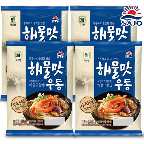 [사조대림] 대림선 해물맛우동, 212g, 12개