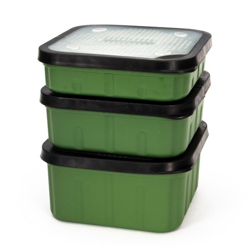 Xzante 대용량 낚시 상자 루어 후크 태클 박스 하드 미끼 액세서리 보관 케이스 스퀘어, 초록