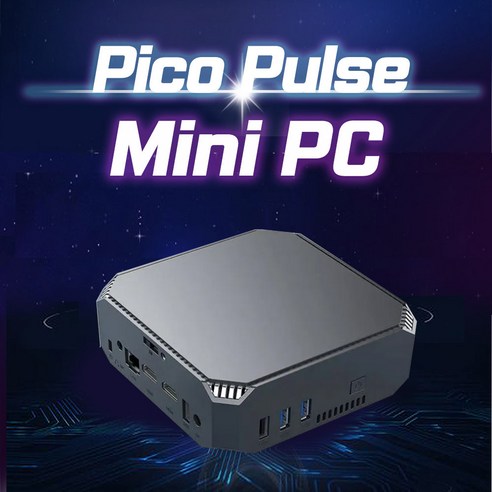 인기좋은 고사양미니pc 아이템을 지금 확인하세요! 피코펄스 미니PC N100 Black: 강력한 성능과 컴팩트한 크기의 완벽한 조화