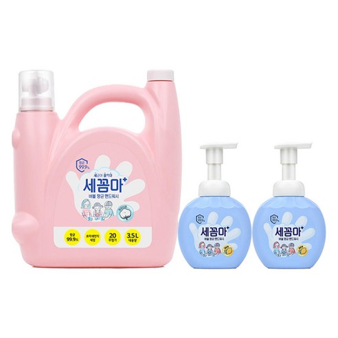 세균아꼼짝마 버블 핸드워시 용기 파우더 250ml 1개 + 레몬 1개 + 리필 파우더 200ml 2개 + 레몬 2개, 파우더향 3.5L 1개 + 공병2개