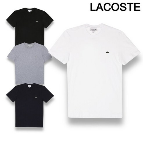 라코스테 LACOSTE 크루넥 반팔티셔츠 기본티 4종 택1