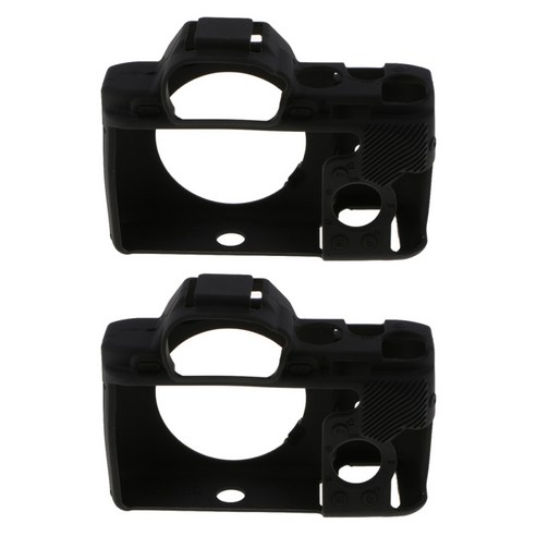 소니 A7R A7S A7 카메라에 대 한 2Pcs 실리콘 케이스 커버 보호자 주택 셸, 설명, 블랙