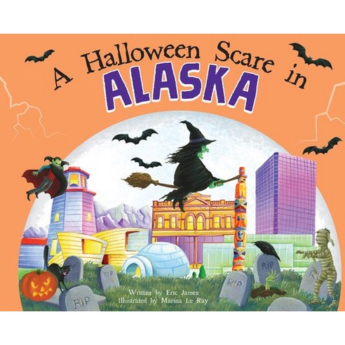 (영문도서) A Halloween Scare in Alaska Hardcover, Hometown World, English, 9781728233437