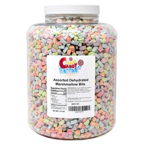 Sarahs Candy Factory 건조 마시멜로우 40oz(1.13kg), 1개, 1.13kg