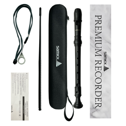 삼익악기 프리미엄 리코더 + 에바 케이스 세트 SRG-H-DB, 다크브라운, 1개