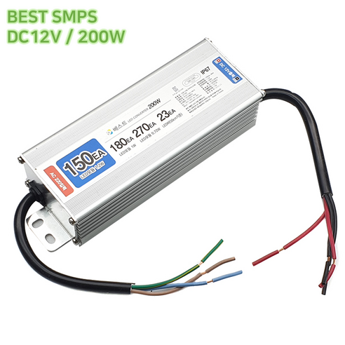 BEST LED 컨버터 안정기 12V SMPS 파워 아답터 60W 100W 150W 200W 300W 500W 600W, 1개