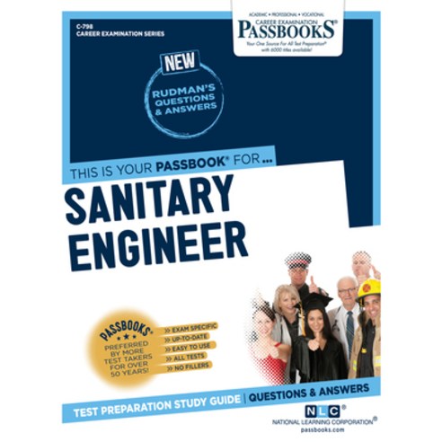 (영문도서) Sanitary Engineer (C-798): Passbooks Study Guidevolume 798 Paperback, English, 9781731807984