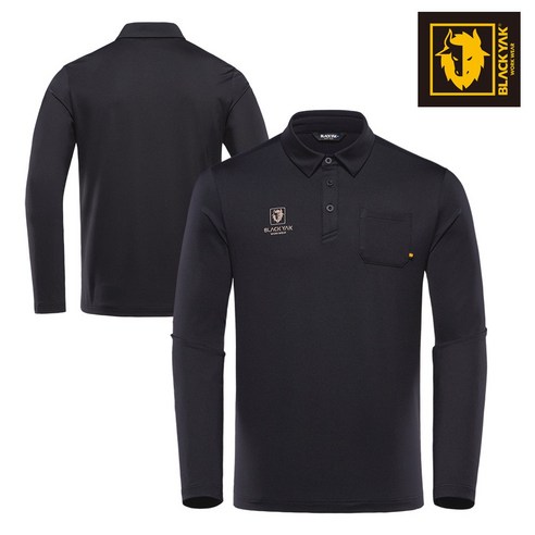 블랙야크 티셔츠 겨울 남성 기능성 집업 폴로 기모 티셔츠