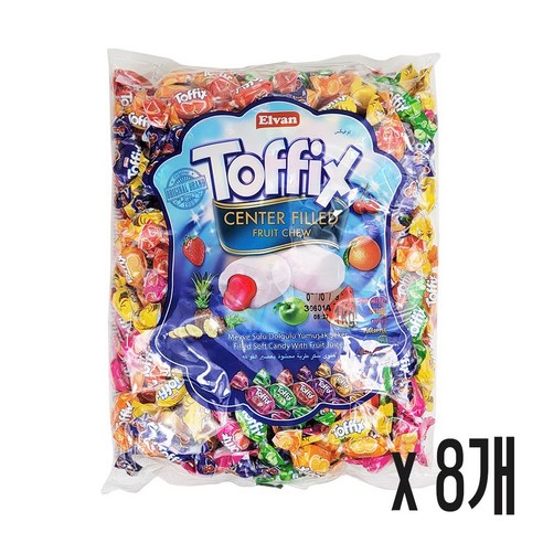 엘반 토픽스 과일향 츄위캔디, 24개, 1kg