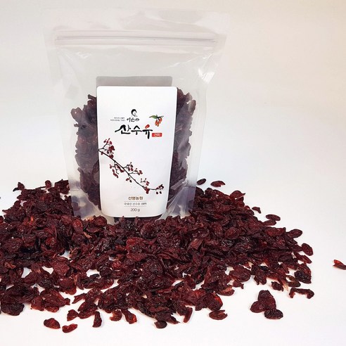 구례 산수유 건피 지리산 건산수유 말린 산수유 열매 600g, 구례 산수유건피 600g, 3개