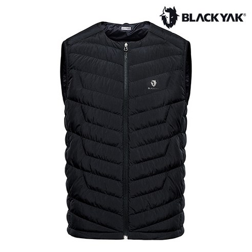 [블랙야크] 남성 베이직 라운드넥 볼패딩베스트