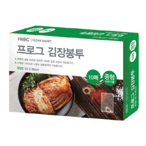 프로그 김장봉투 중형 10포기용 10매, 2개