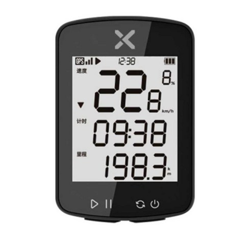 자전거 속도계 바이크 GPS 디지털 스마트속도계, G+2세대(영어판)