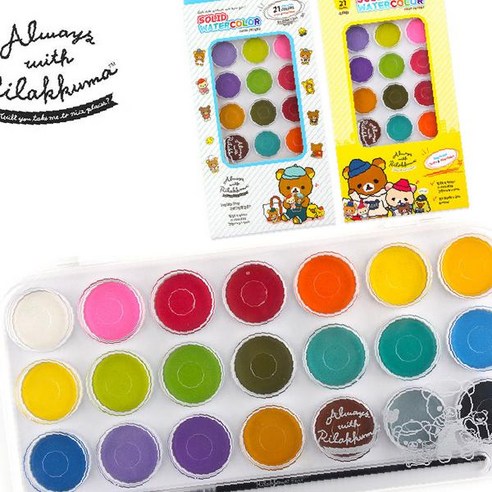 포켓몬스터 포멧몬 팔레트 고형 그림물감 랜덤 발송, 0NE COLOR (21색) 1개